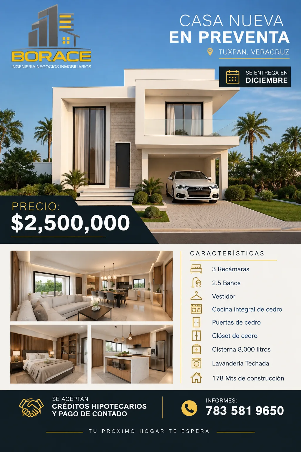 Casa en venta en Campanario, Tuxpan, Ver.