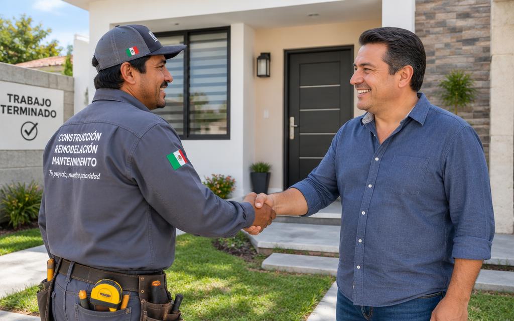 Trabajo terminado y cliente satisfecho